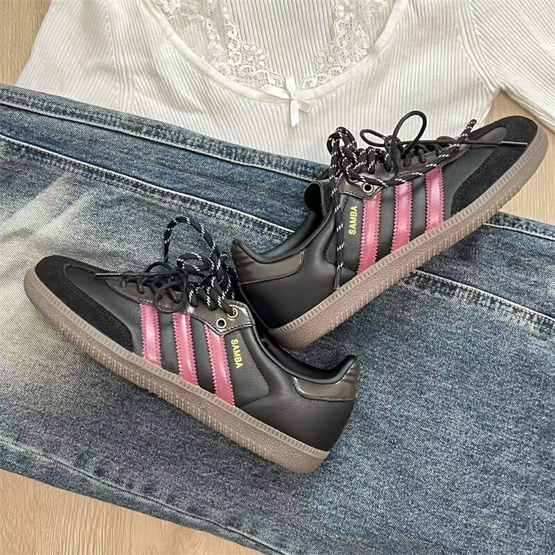 【定制球鞋】树莓曼斯 Adidas阿迪达斯 SAMBA 男女款百搭简约板鞋