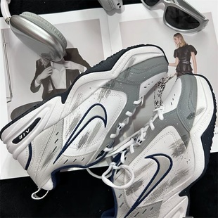 【定制球鞋】NIKE AIR MONARCH 风溯铅青 男款百搭运动休闲老爹鞋
