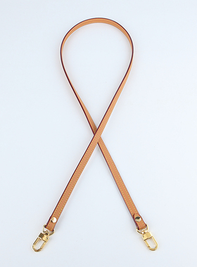 适配LV于小包包斜挎变色皮肩带配件老花麻将包腋下包带细牛皮背带