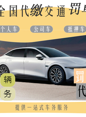 代缴全国车辆交通罚款异地电子罚单年检审车办理