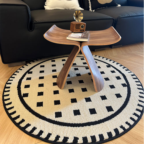 Thick circular carpet anti slip foot pad加厚圆形地毯防滑脚垫
