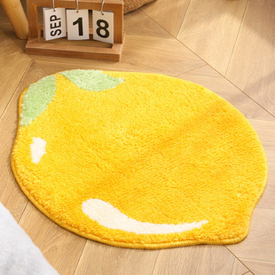 Ins carpet, bedroom entrance mat, fruit floor mat吸水防滑垫