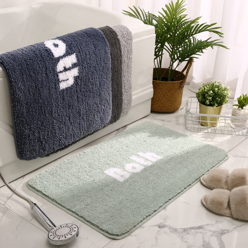 New bathroom non slip floor mat carpet absorbent foot mat 居家布艺 地毯 原图主图