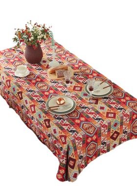 American tablecloth with thickened floral butterfly table