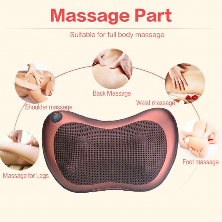 Electric Neck Massag Pillow Back Waist Massage pillow 个人护理/保健/按摩器材 按摩靠垫/坐垫 原图主图