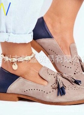 Flat Shoes For Women Ladies Slip On Woman Loafs Slipon