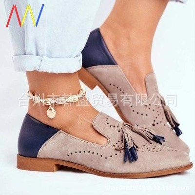 Flat Shoes For Women Ladies Slip On Woman Loafs Slipon