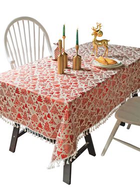 Christmas tablecloth Wish home dining fabric tablecloth