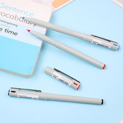 日本zebra斑马中性笔BE100办公商务签字笔学生一次性针管水笔0.5