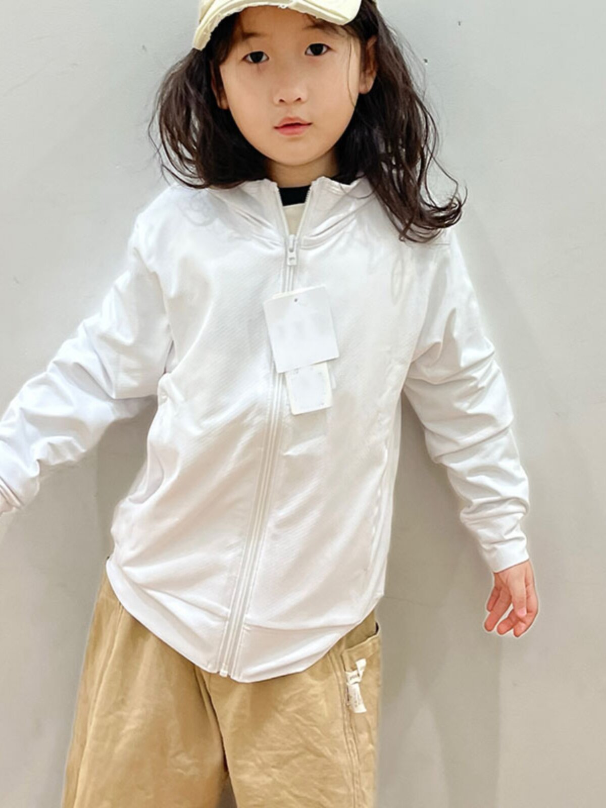 MUMUJIA 2023 여름 아동 의류|남성|소녀|아동용 자외선 차단 의류 후드 UV 통기성 재킷 454513