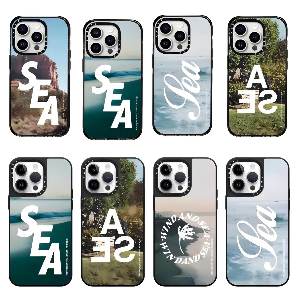 CASE潮牌华强北联名WIND AND SEA街头文化苹果壳17promax适用iPhone16promax手机壳15保护套14防摔13磁吸12女