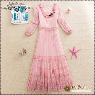 Летний милый шелковый лонгслив, платье