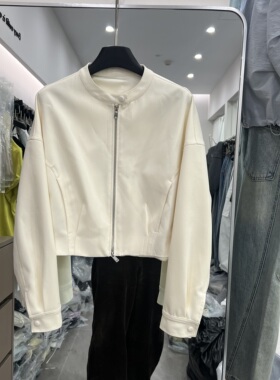 26H811春季新款韩版时尚简约立领棒球服外套女短款小个子夹克上衣