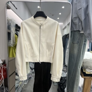时尚 26H811春季 新款 韩版 小个子夹克上衣 简约立领棒球服外套女短款
