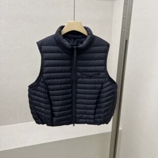 2026秋冬新款韩版立领排骨羽绒服马甲女短款90白鸭绒轻薄保暖外套