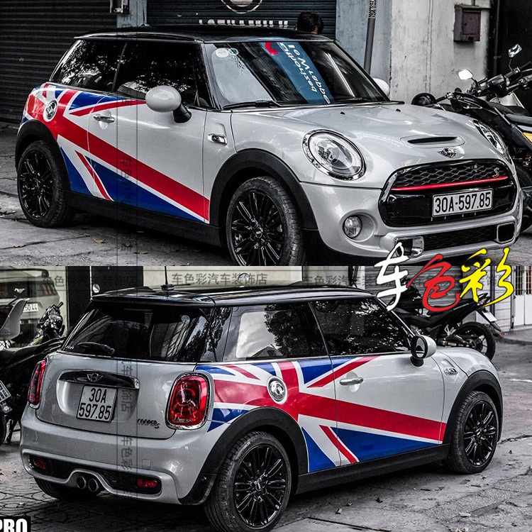 宝马MINI COUNTRYMAN车贴拉花 COOPER S英国米字旗车身贴纸彩贴