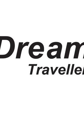 dream traveller防水贴纸 行李箱大号个性贴纸旅行箱英文贴纸包邮