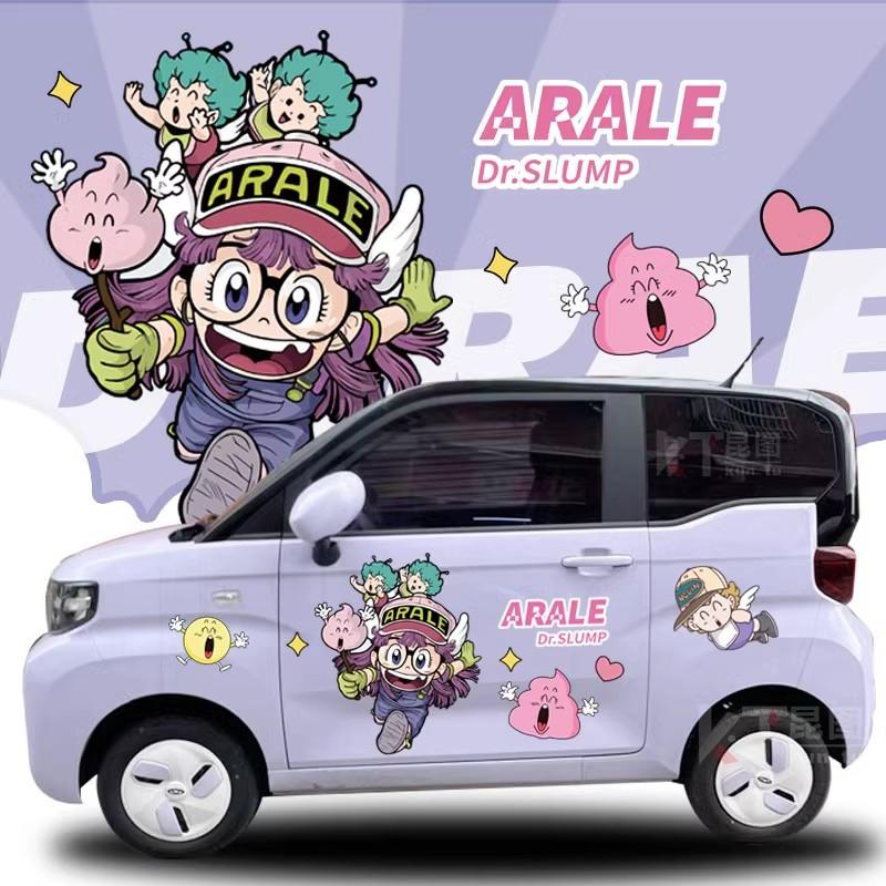 mini马卡龙冰淇淋车贴车身贴纸
