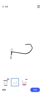 防缠绕八字环鲈鱼快速倒钓钩七成