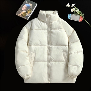 koreastudios店铺insstudios面包服男加厚短棉服保暖棉衣情侣外套