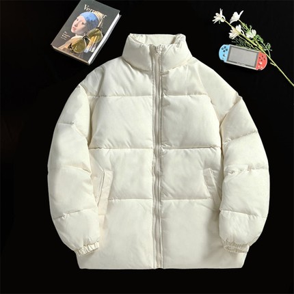 koreastudios店铺insstudios面包服男加厚短棉服保暖棉衣情侣外套