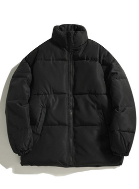 BDLS工作室文艺男女店港风情侣款棉衣男女棉服纯色面包服棉袄外套