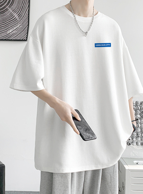 BDLS工作室文艺男女店港风情侣款短袖T恤男夏半袖男装小众设计感