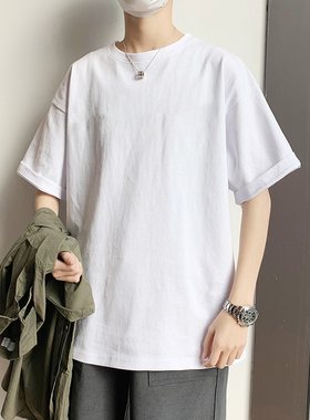 Koreastudios店铺短袖T恤港风潮流宽松休闲情侣装纯棉insstudios