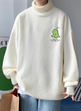 BDLS工作室文艺男女店港风情侣款男女情侣款加绒加厚毛衣外套打底