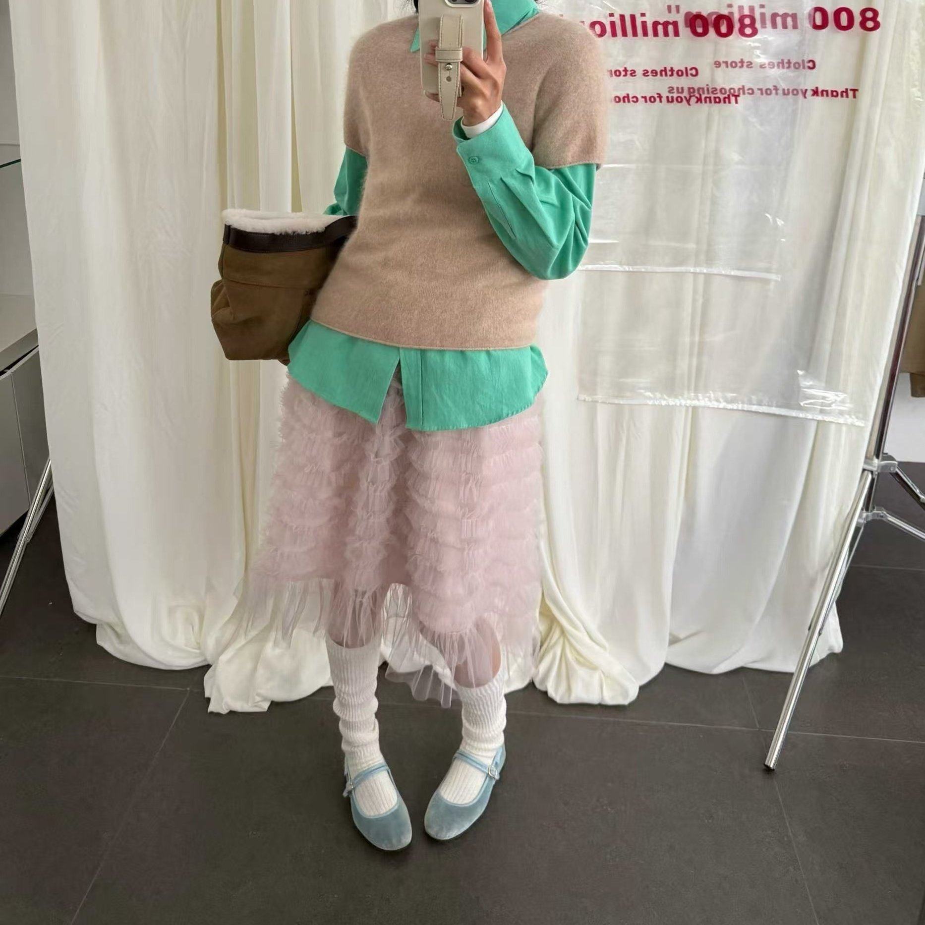 一眼惊艳~26春季小众减龄甜美裙子韩国订单纯色网纱拼接蛋糕纱裙,女装/女士精品,半身裙,淘宝优惠券,粉丝福利购,淘宝优惠卷