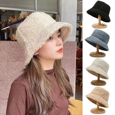 Unisex Bucket Hat Solid Men Fishing Fisherman Hat Autumn Win