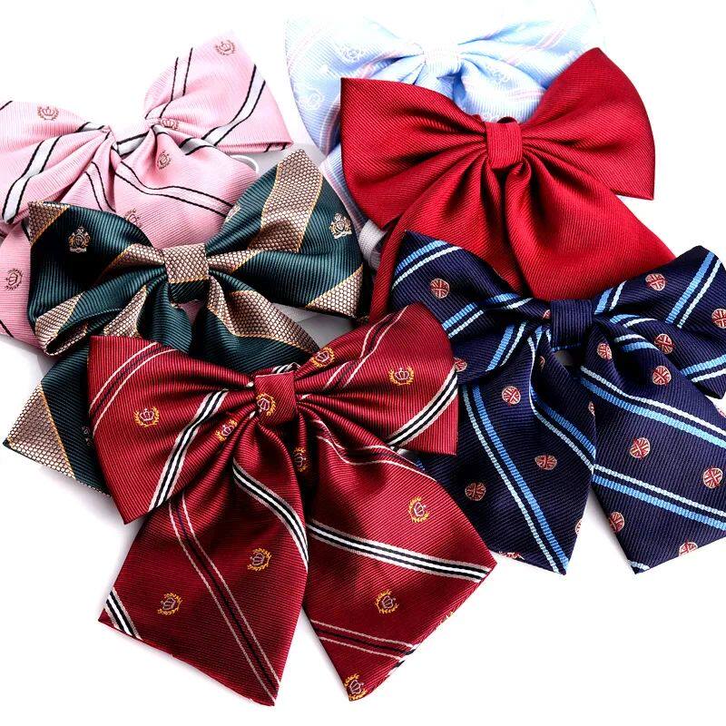 School Uniform Women Bowtie Ribbon Led Rope New Necktie Hand