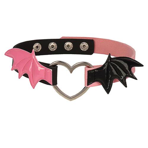 New Goth Halloween Bat Wings Choker Necklace For Women Girls