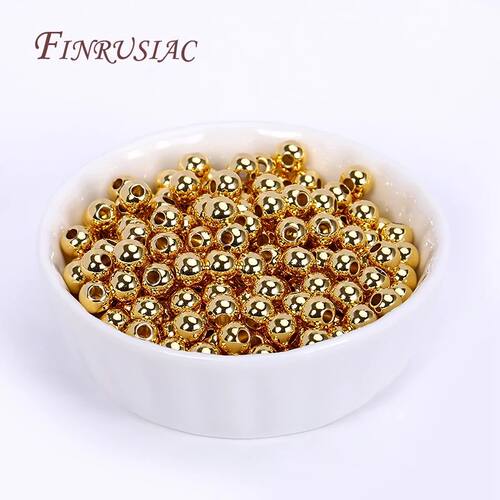 18K Gold Plated Spacer Beads For Jewelry Making,Separators F