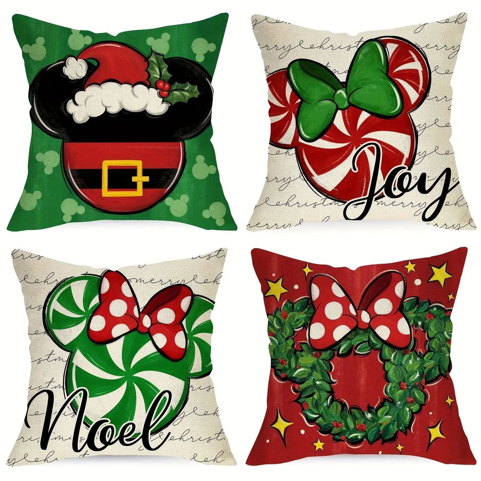 Home Decor  &  Christmas Pattern Pillows Pattern Cushion Cov