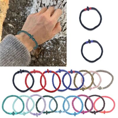 Greek Orthodox Prayer Rope Bracelet  Knitted Women Handchain