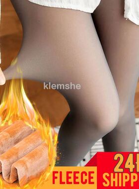 Thicken thermal tights woman skin effect Winter Thermal Flee
