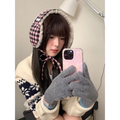 Retro Warm Earmuffs Versatile Autumn And Winter Cold Protect
