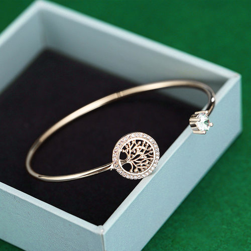 Vintage Fashion Tree of Life Zircon Bracelet for Women Perso