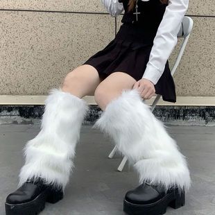 Women's Artificial Fur Leg Warmers  Lolita Autumn And Winter