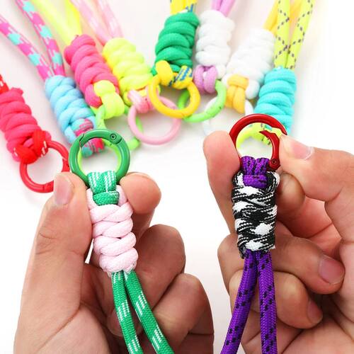 Creative Hand Woven Keychain For Mobile Phone Lanyard Anti L