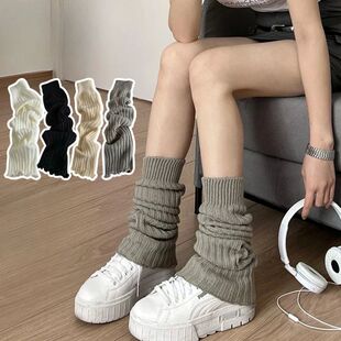 57cm Lolita Leg Warmers Winter Women Ankle Warmer Girls Goth