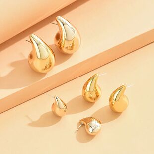 Extra Large Drop Earring Oversized Chunky Hoop Earrings for
