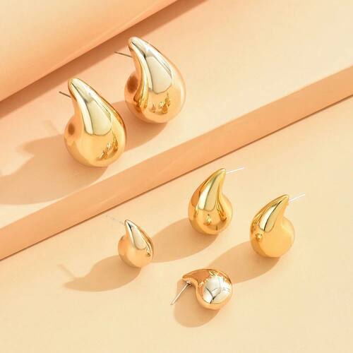 Extra Large Drop Earring Oversized Chunky Hoop Earrings for