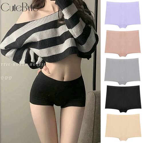 Women's Seamless Panties Sports Boxers Underwear Female Soli