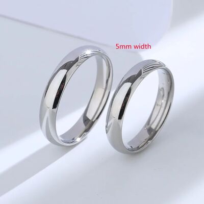 Buyee 925 Sterling Silver Couples Ring Sets Light Polishing