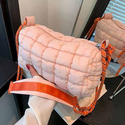 Nylon Puffy Crossbody Bags for Women Large Capacity Handbags