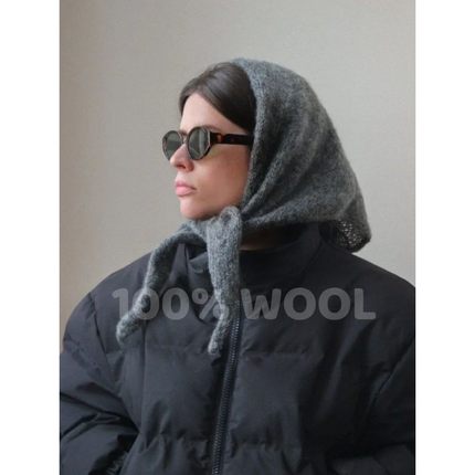 100% Wool Winter Scarf For Women Long Warm Cashmere Scarves