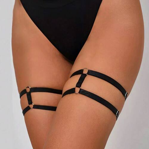 Women Elastic Thigh Garter Belt Leg Strap Punk Gothic Clothi