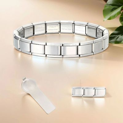 Italian Charm Bracelets DIY Basic Chain Stainless Steel Bang